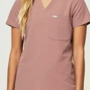 Mineral Mauve Catarina scrub top